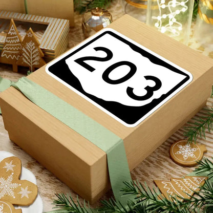 OH-203 (Ohio) (Road Sign) STICKER Vinyl Kiss-Cut Decal - The Sticker Space