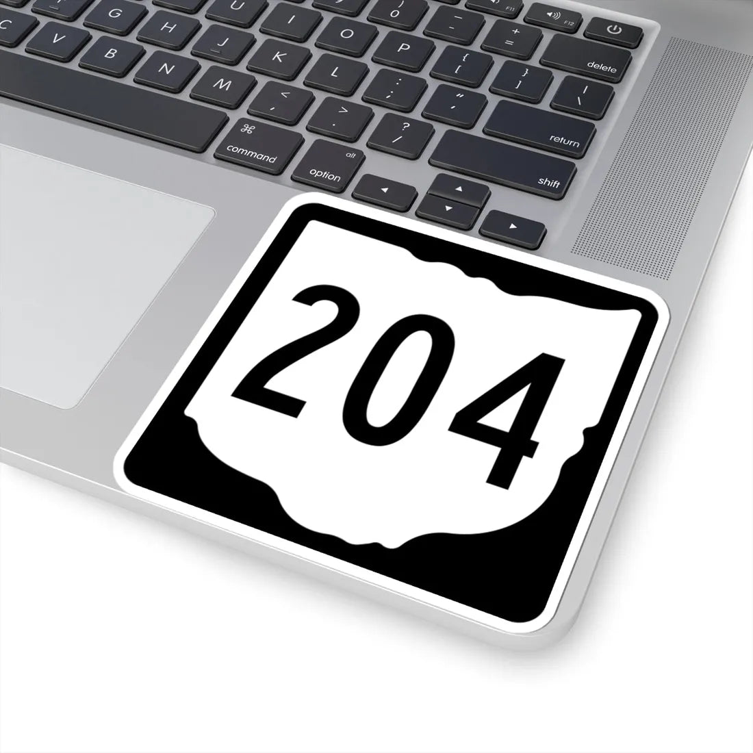 OH-204 1967 (Ohio) (Road Sign) STICKER Vinyl Kiss-Cut Decal - The Sticker Space