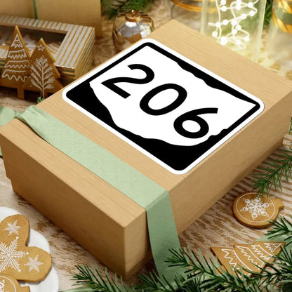 OH-206 (Ohio) (Road Sign) STICKER Vinyl Kiss-Cut Decal - The Sticker Space