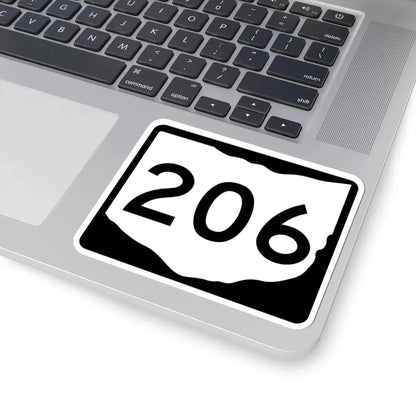 OH-206 (Ohio) (Road Sign) STICKER Vinyl Kiss-Cut Decal - The Sticker Space