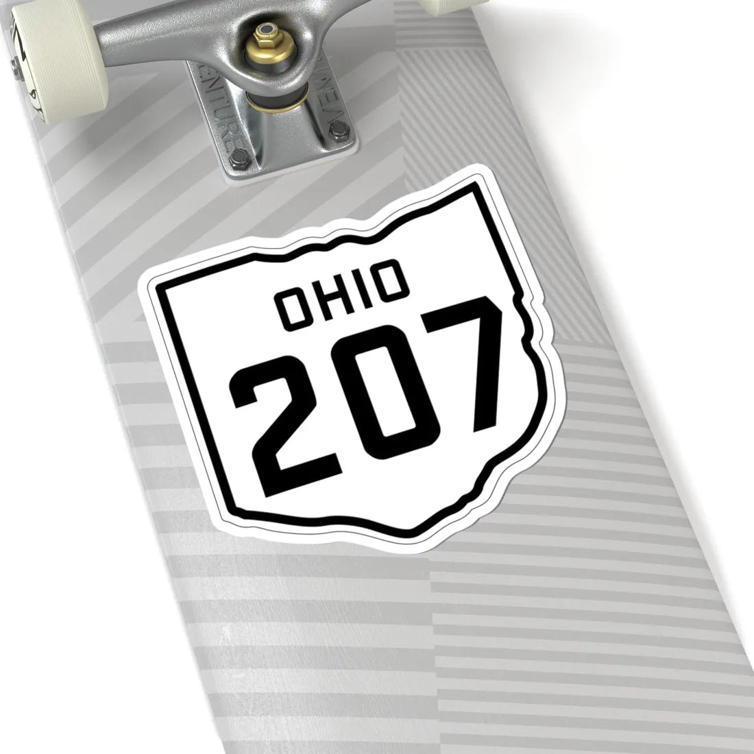 OH-207 1927 (Ohio) (Road Sign) STICKER Vinyl Kiss-Cut Decal - The Sticker Space