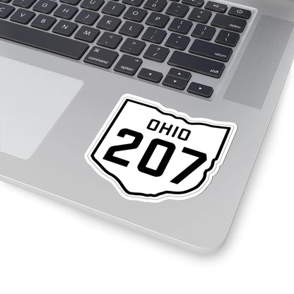 OH-207 1927 (Ohio) (Road Sign) STICKER Vinyl Kiss-Cut Decal - The Sticker Space