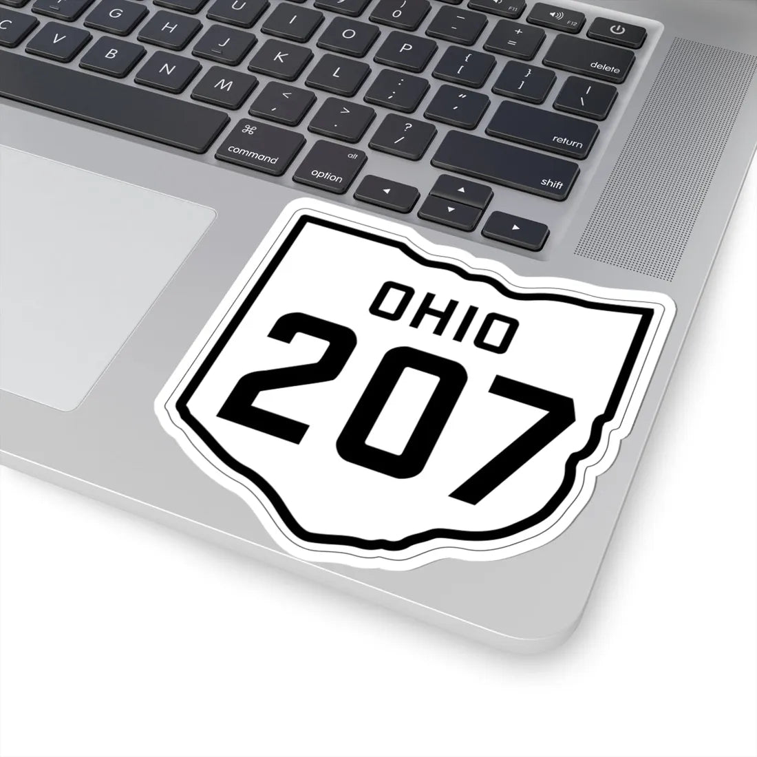 OH-207 1927 (Ohio) (Road Sign) STICKER Vinyl Kiss-Cut Decal - The Sticker Space