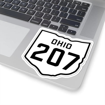 OH-207 1927 (Ohio) (Road Sign) STICKER Vinyl Kiss-Cut Decal - The Sticker Space