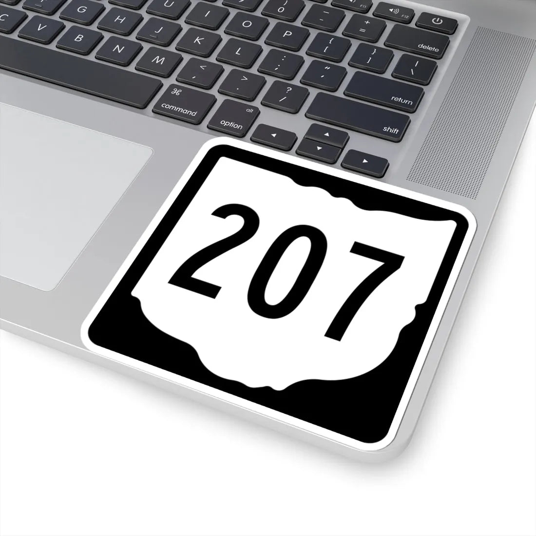 OH-207 1967 (Ohio) (Road Sign) STICKER Vinyl Kiss-Cut Decal - The Sticker Space