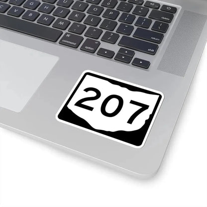 OH-207 (Ohio) (Road Sign) STICKER Vinyl Kiss-Cut Decal - The Sticker Space