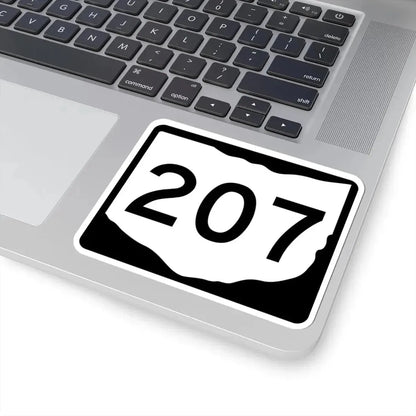OH-207 (Ohio) (Road Sign) STICKER Vinyl Kiss-Cut Decal - The Sticker Space