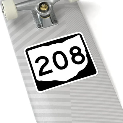 OH-208 (Ohio) (Road Sign) STICKER Vinyl Kiss-Cut Decal - The Sticker Space