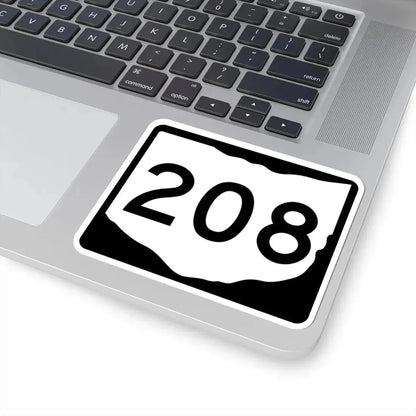 OH-208 (Ohio) (Road Sign) STICKER Vinyl Kiss-Cut Decal - The Sticker Space