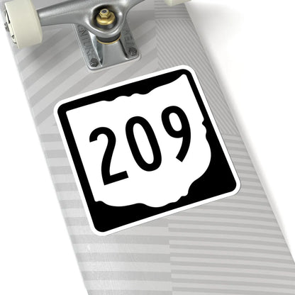 OH-209 1967 (Ohio) (Road Sign) STICKER Vinyl Kiss-Cut Decal - The Sticker Space