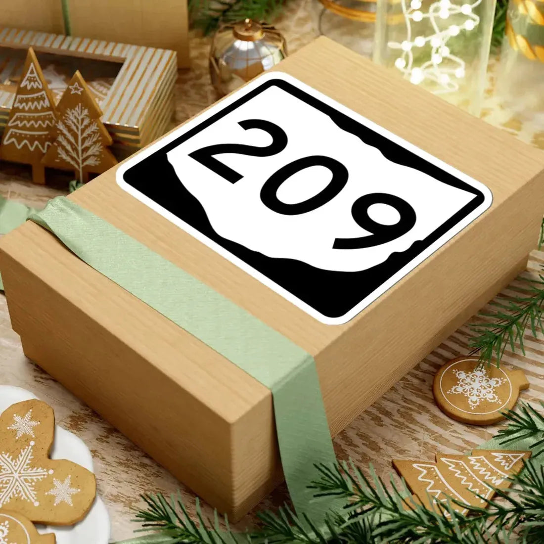 OH-209 (Ohio) (Road Sign) STICKER Vinyl Kiss-Cut Decal - The Sticker Space