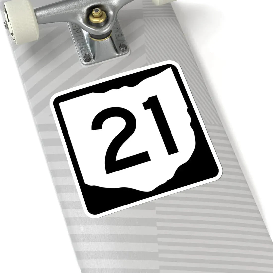 OH-21 (Ohio) (Road Sign) STICKER Vinyl Kiss-Cut Decal - The Sticker Space