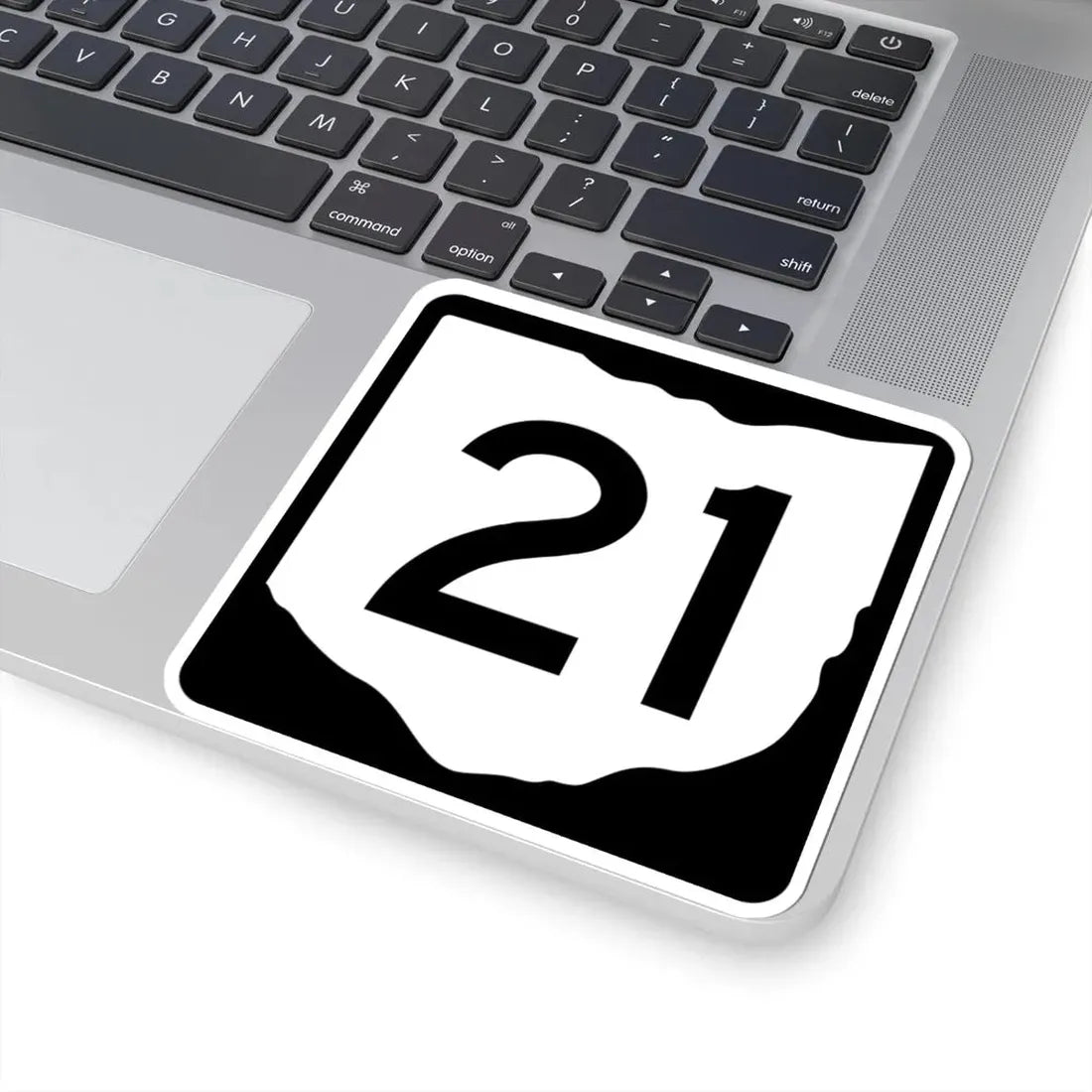 OH-21 (Ohio) (Road Sign) STICKER Vinyl Kiss-Cut Decal - The Sticker Space