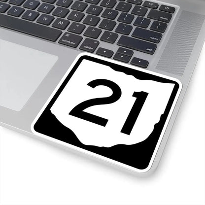 OH-21 (Ohio) (Road Sign) STICKER Vinyl Kiss-Cut Decal - The Sticker Space