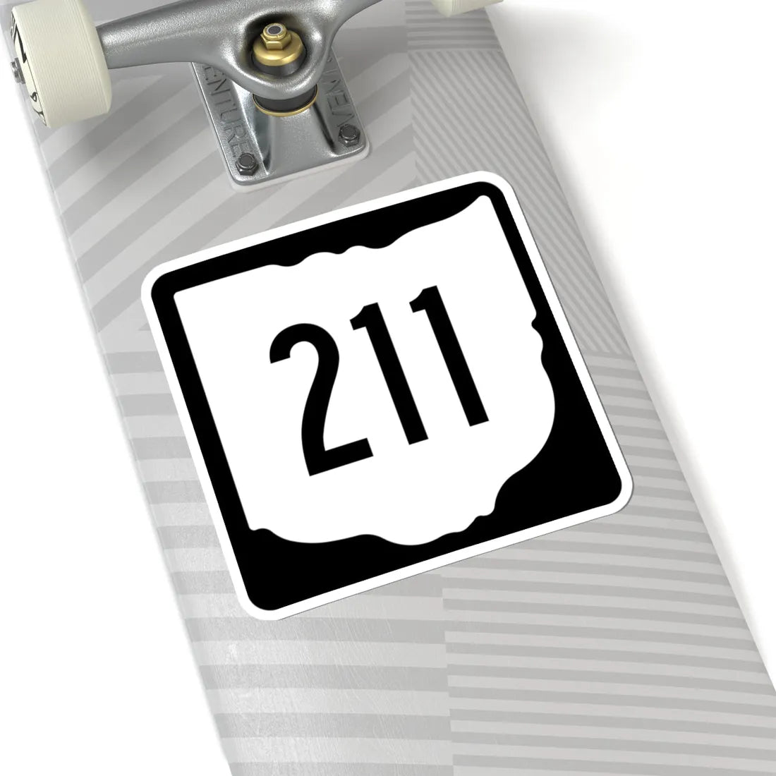 OH-211 1967 (Ohio) (Road Sign) STICKER Vinyl Kiss-Cut Decal - The Sticker Space