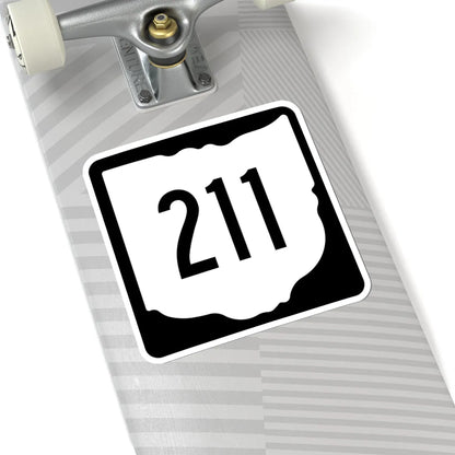 OH-211 1967 (Ohio) (Road Sign) STICKER Vinyl Kiss-Cut Decal - The Sticker Space