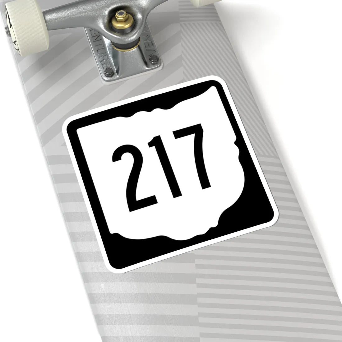 OH-217 1967 (Ohio) (Road Sign) STICKER Vinyl Kiss-Cut Decal - The Sticker Space