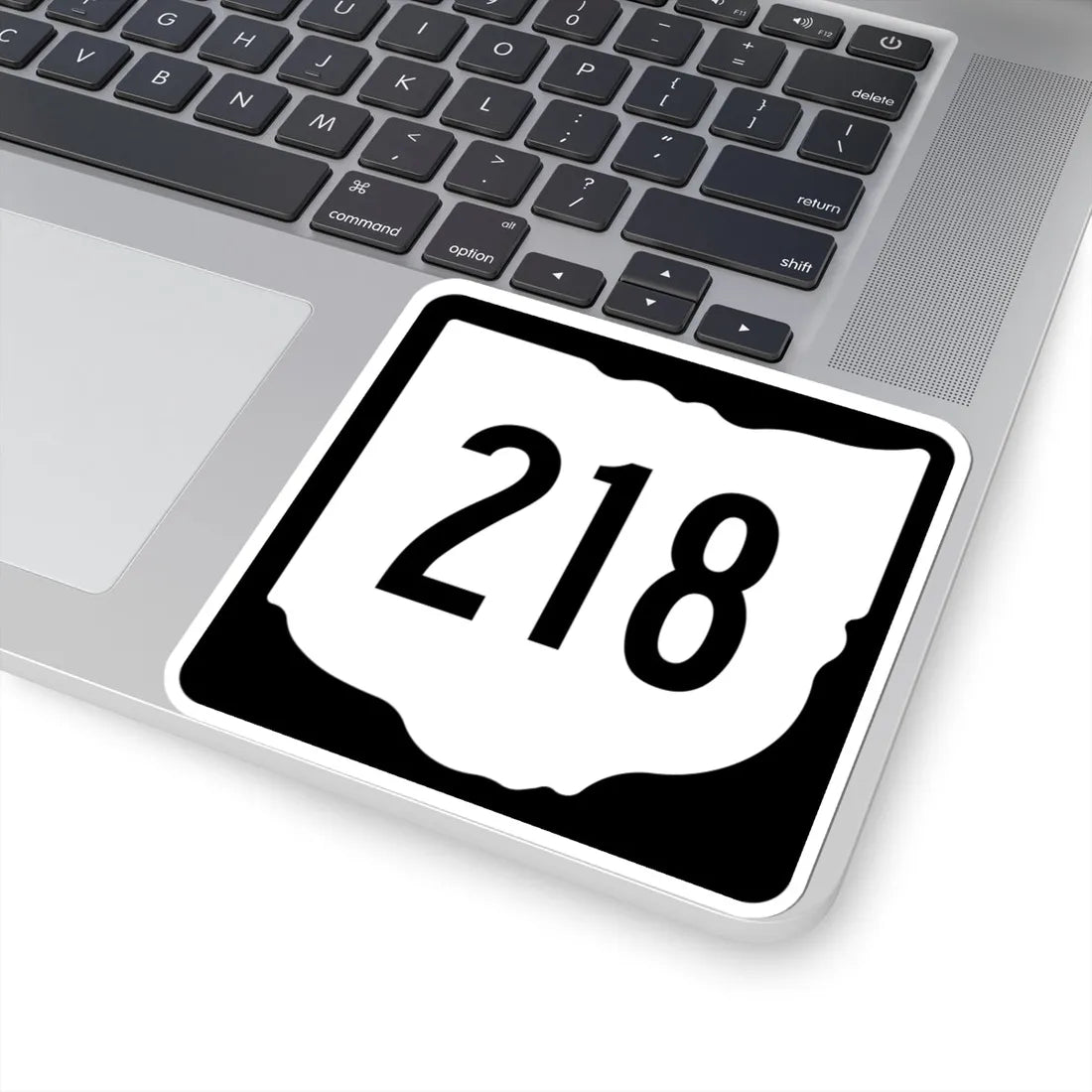 OH-218 1967 (Ohio) (Road Sign) STICKER Vinyl Kiss-Cut Decal - The Sticker Space