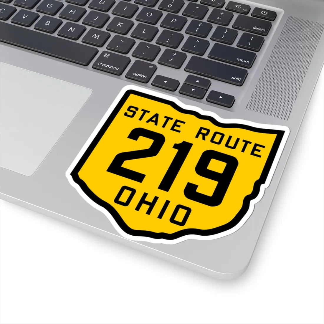 OH-219 1920 (Ohio) (Road Sign) STICKER Vinyl Kiss-Cut Decal - The Sticker Space