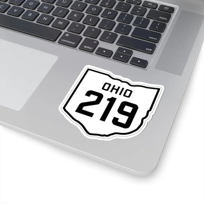 OH-219 1927 (Ohio) (Road Sign) STICKER Vinyl Kiss-Cut Decal - The Sticker Space