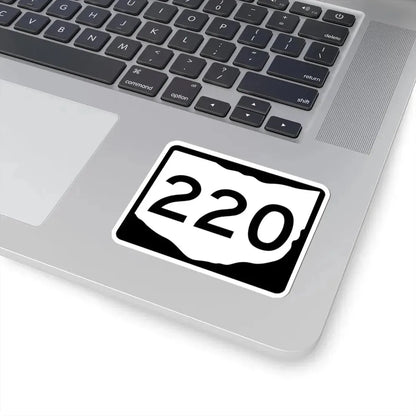 OH-220 (Ohio) (Road Sign) STICKER Vinyl Kiss-Cut Decal - The Sticker Space