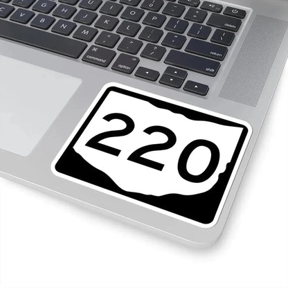 OH-220 (Ohio) (Road Sign) STICKER Vinyl Kiss-Cut Decal - The Sticker Space