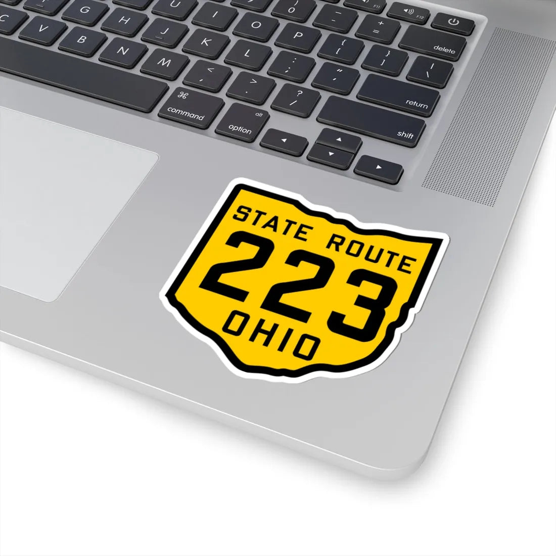 OH-223 1920 (Ohio) (Road Sign) STICKER Vinyl Kiss-Cut Decal - The Sticker Space