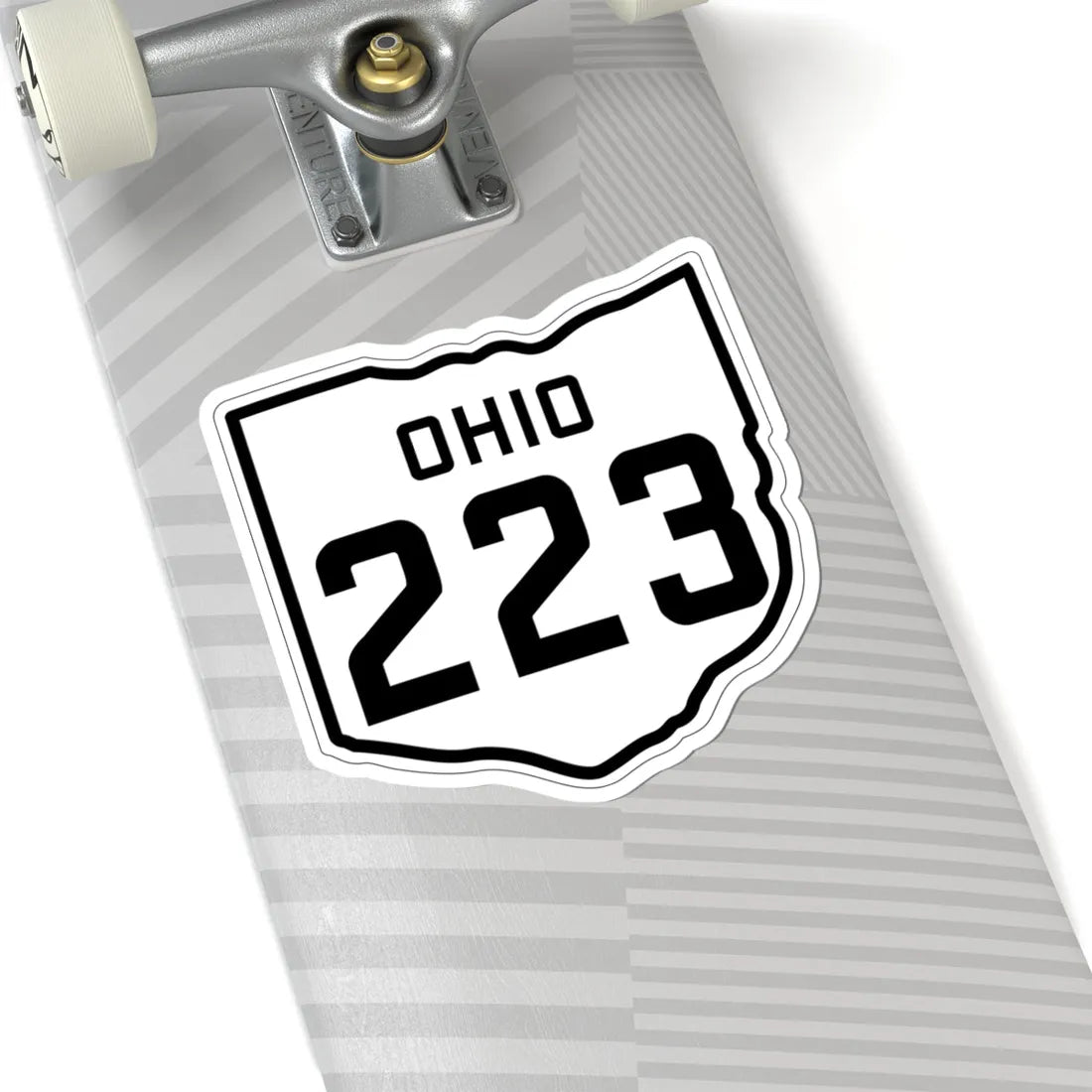 OH-223 1927 (Ohio) (Road Sign) STICKER Vinyl Kiss-Cut Decal - The Sticker Space