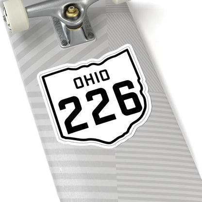 OH-226 1927 (Ohio) (Road Sign) STICKER Vinyl Kiss-Cut Decal - The Sticker Space