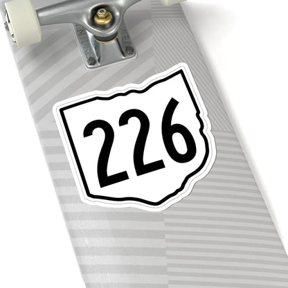 OH-226 1960 (Ohio) (Road Sign) STICKER Vinyl Kiss-Cut Decal - The Sticker Space