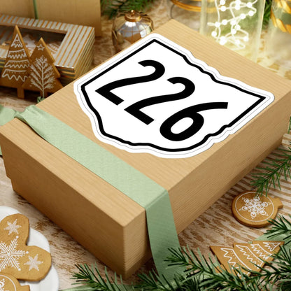 OH-226 1960 (Ohio) (Road Sign) STICKER Vinyl Kiss-Cut Decal - The Sticker Space