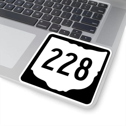 OH-228 1967 (Ohio) (Road Sign) STICKER Vinyl Kiss-Cut Decal - The Sticker Space