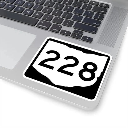 OH-228 (Ohio) (Road Sign) STICKER Vinyl Kiss-Cut Decal - The Sticker Space