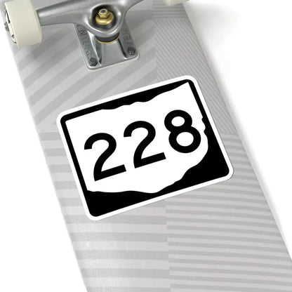 OH-228 (Ohio) (Road Sign) STICKER Vinyl Kiss-Cut Decal - The Sticker Space