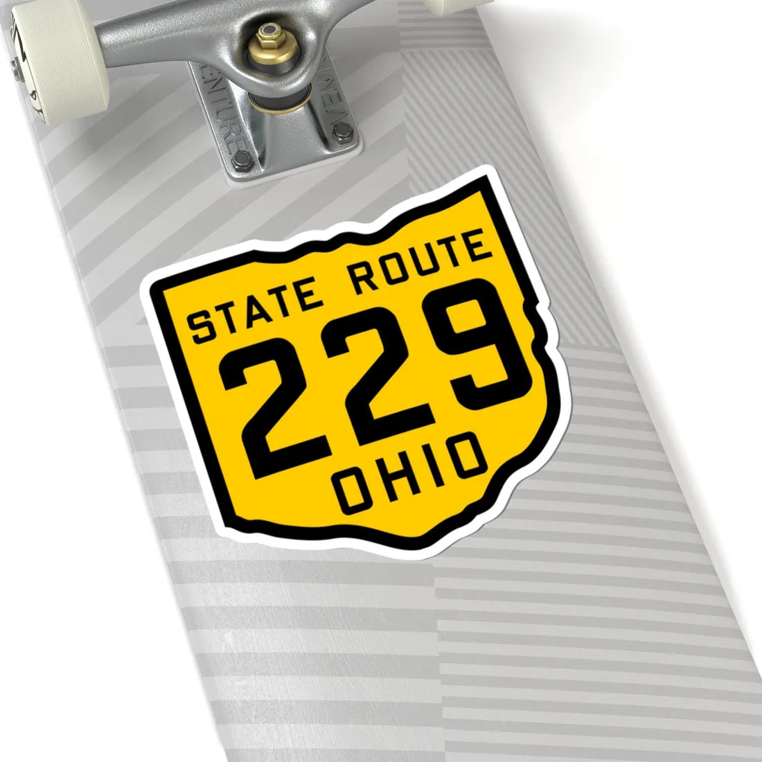 OH-229 1920 (Ohio) (Road Sign) STICKER Vinyl Kiss-Cut Decal - The Sticker Space