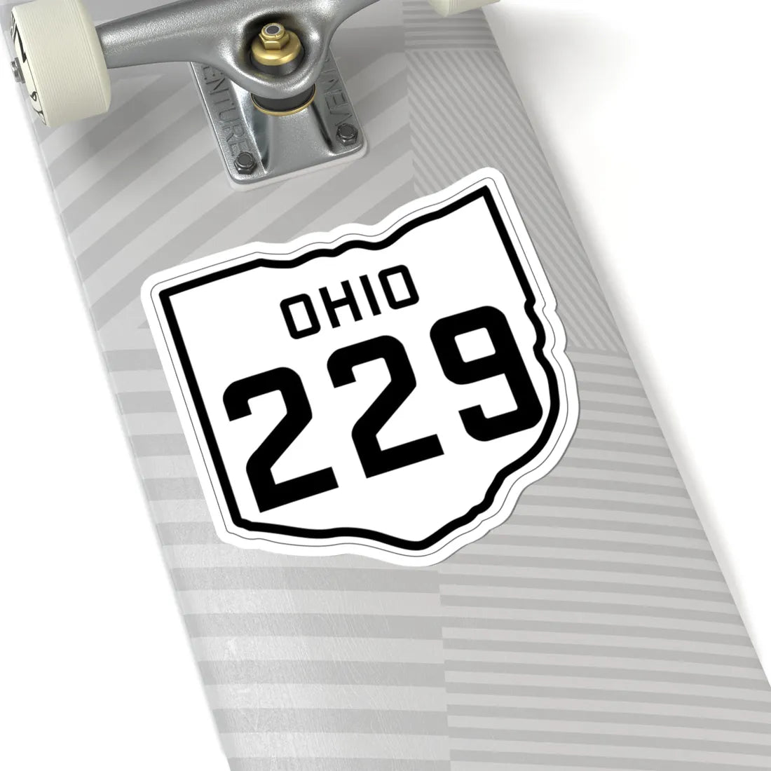 OH-229 1927 (Ohio) (Road Sign) STICKER Vinyl Kiss-Cut Decal - The Sticker Space