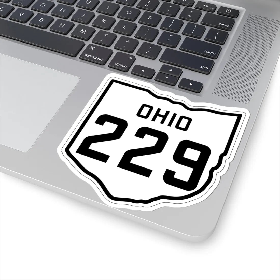 OH-229 1927 (Ohio) (Road Sign) STICKER Vinyl Kiss-Cut Decal - The Sticker Space