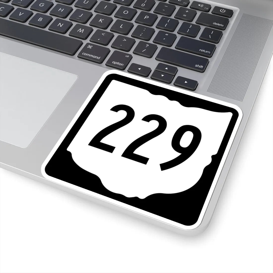 OH-229 1967 (Ohio) (Road Sign) STICKER Vinyl Kiss-Cut Decal - The Sticker Space