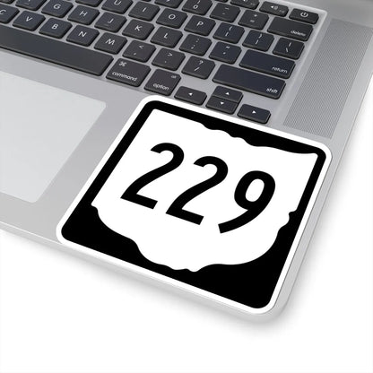 OH-229 1967 (Ohio) (Road Sign) STICKER Vinyl Kiss-Cut Decal - The Sticker Space
