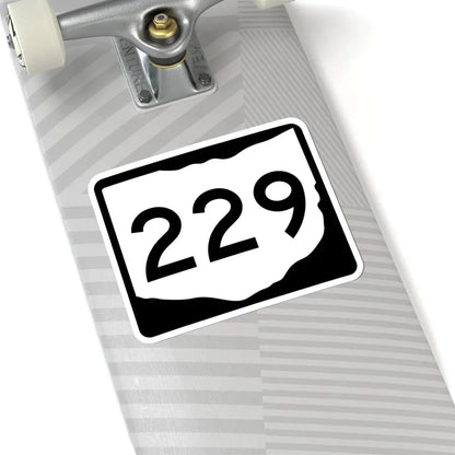 OH-229 (Ohio) (Road Sign) STICKER Vinyl Kiss-Cut Decal - The Sticker Space