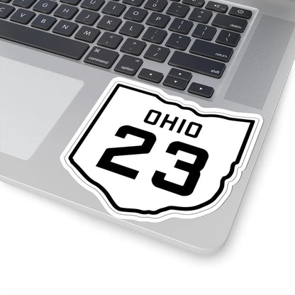 OH-23 1927 (Ohio) (Road Sign) STICKER Vinyl Kiss-Cut Decal - The Sticker Space