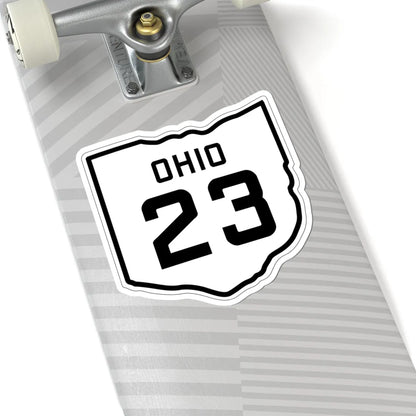 OH-23 1927 (Ohio) (Road Sign) STICKER Vinyl Kiss-Cut Decal - The Sticker Space