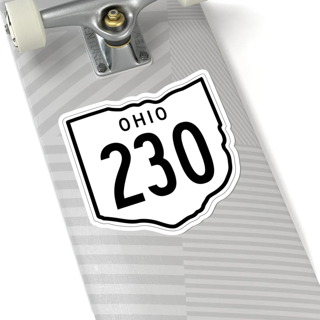 OH-230 1948 (Ohio) (Road Sign) STICKER Vinyl Kiss-Cut Decal - The Sticker Space