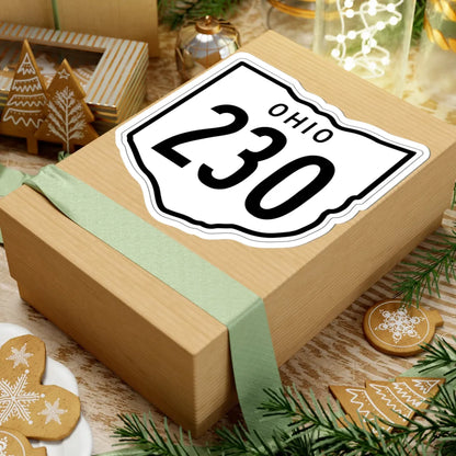 OH-230 1948 (Ohio) (Road Sign) STICKER Vinyl Kiss-Cut Decal - The Sticker Space