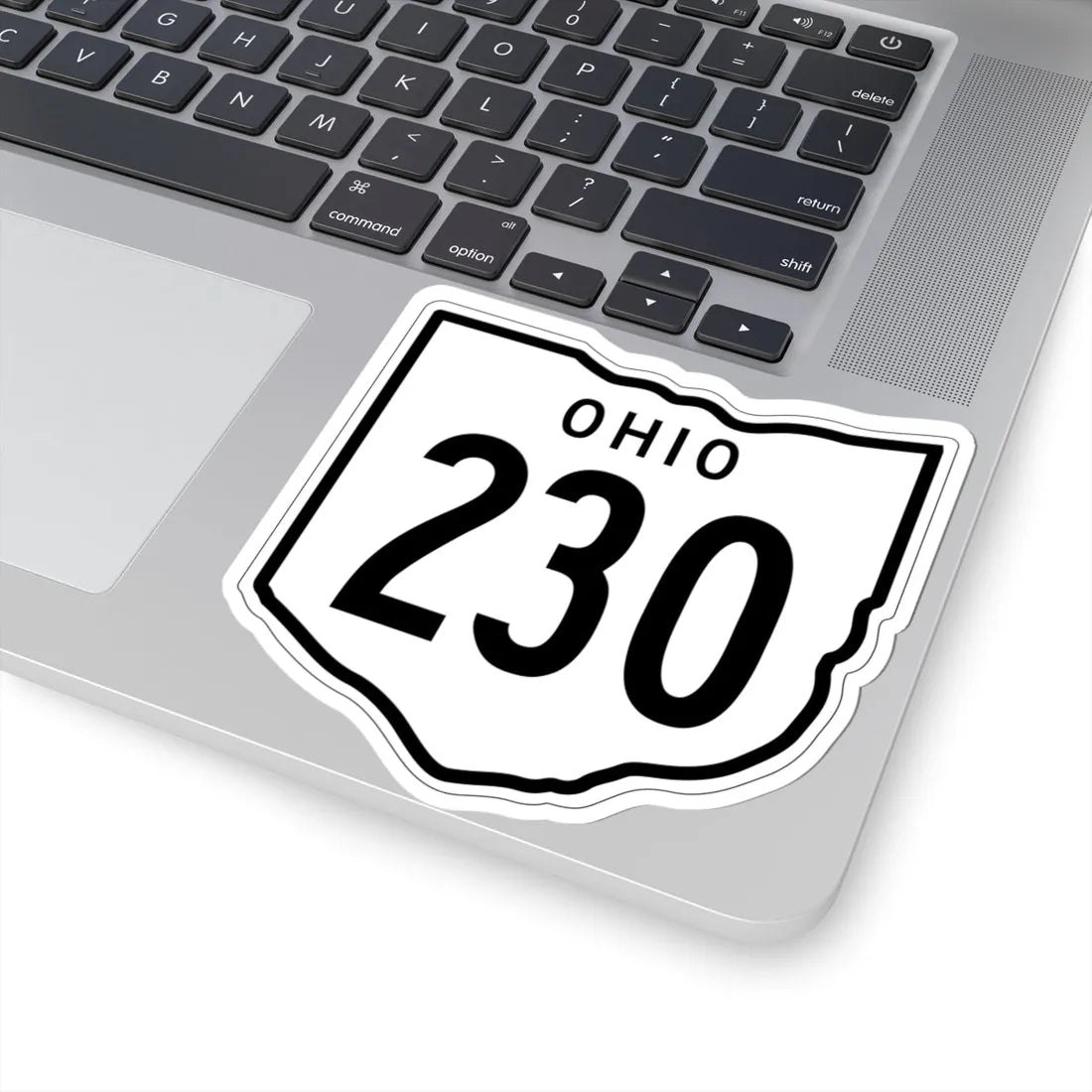 OH-230 1948 (Ohio) (Road Sign) STICKER Vinyl Kiss-Cut Decal - The Sticker Space