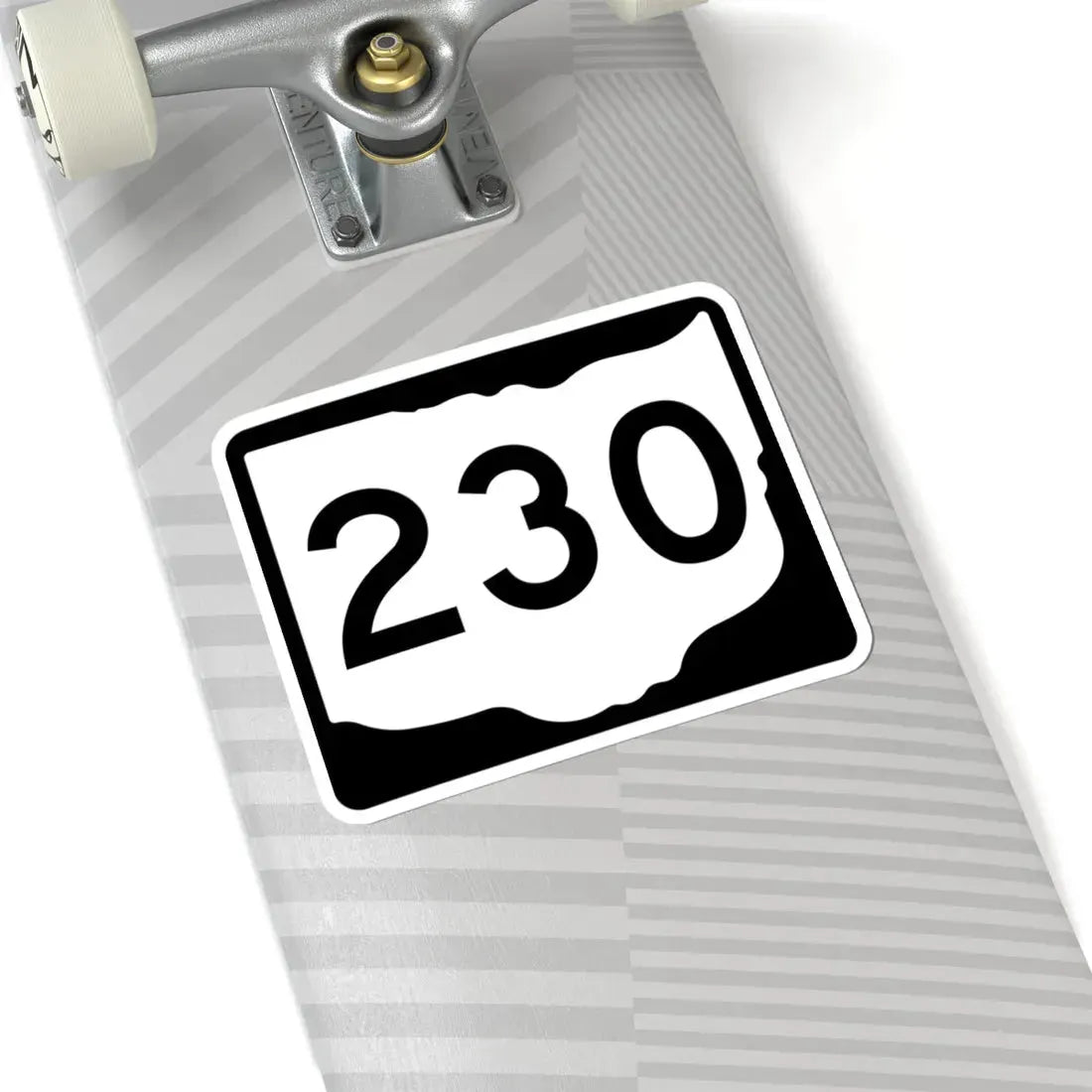 OH-230 (Ohio) (Road Sign) STICKER Vinyl Kiss-Cut Decal - The Sticker Space