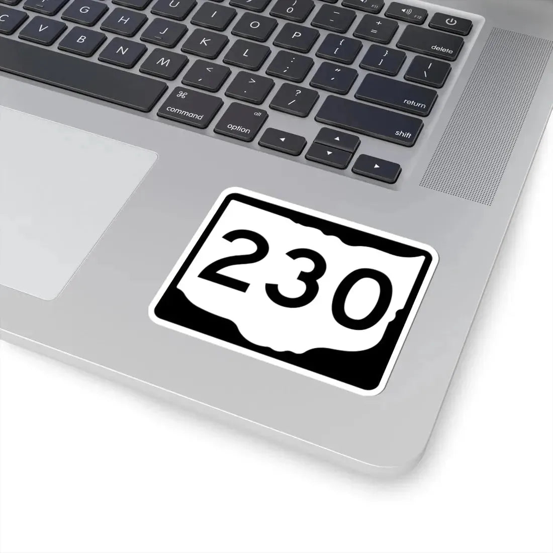 OH-230 (Ohio) (Road Sign) STICKER Vinyl Kiss-Cut Decal - The Sticker Space