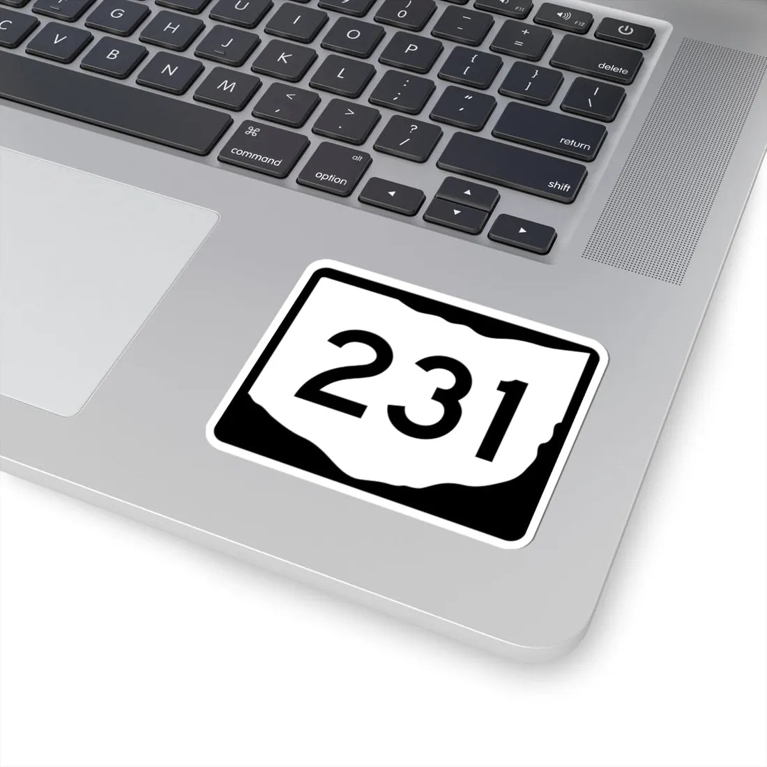 OH-231 (Ohio) (Road Sign) STICKER Vinyl Kiss-Cut Decal - The Sticker Space