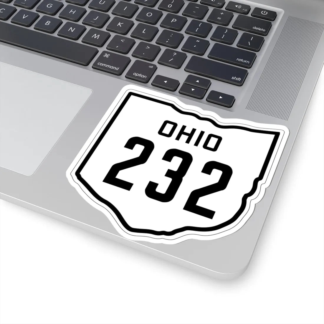 OH-232 1927 (Ohio) (Road Sign) STICKER Vinyl Kiss-Cut Decal - The Sticker Space
