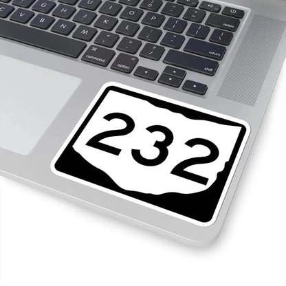 OH-232 (Ohio) (Road Sign) STICKER Vinyl Kiss-Cut Decal - The Sticker Space